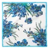 Online The Met Store Van Gogh Iris Motif Silk Neckerchief