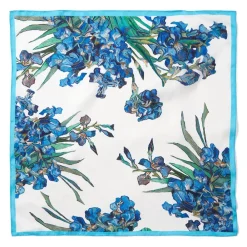 Online The Met Store Van Gogh Iris Motif Silk Neckerchief