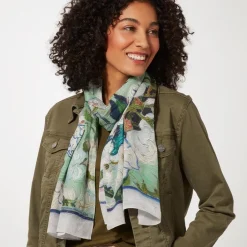 Outlet The Met Store Van Gogh Roses Oblong Silk Scarf