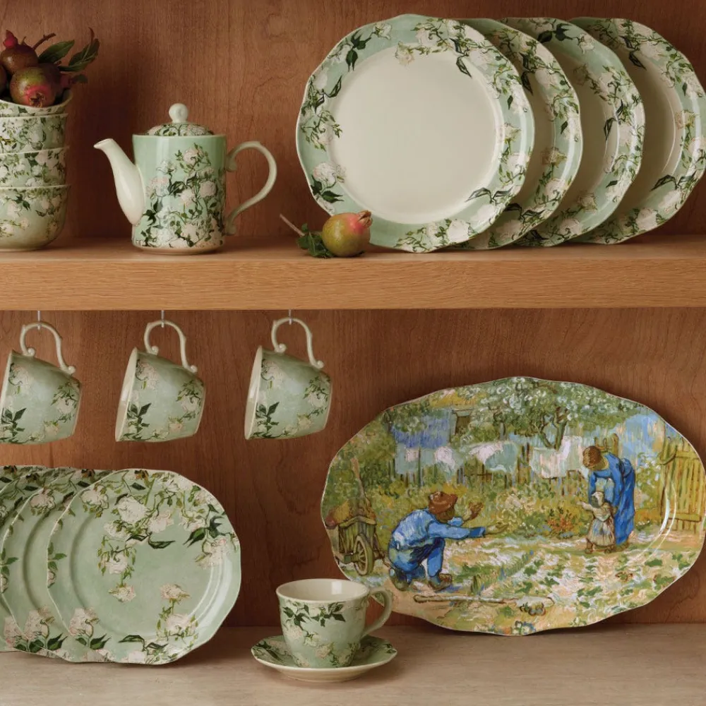 The Met Store Van Gogh Roses Salad Plate