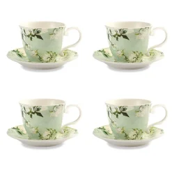The Met Store Van Gogh Roses Teacup and Saucer