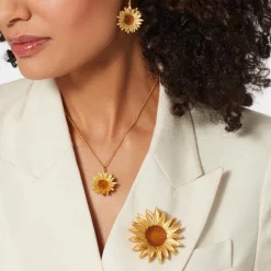 Outlet The Met Store Van Gogh Sunflower Brooch