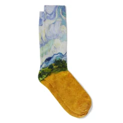 Discount The Met Store Van Gogh Wheat Field with Cypresses Men's Socks