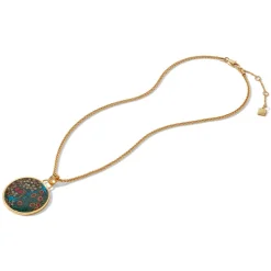 Hot The Met Store William Morris Blackthorn Enamel Pendant Necklace