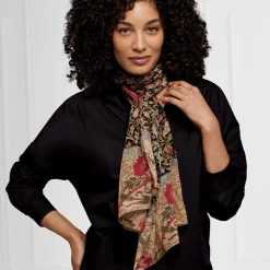 New The Met Store William Morris Compton Oblong Silk Scarf