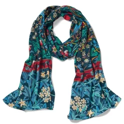 Discount The Met Store William Morris Mixed Patterns Oblong Silk Scarf