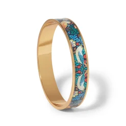 Discount The Met Store William Morris Strawberry Thief Enamel Bangle