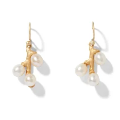 Clearance The Met Store Willow Catkins Pearl Drop Earrings