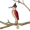 New The Met Store Woodpecker Glass Ornament